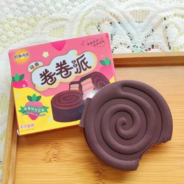 Pink Page Chocolate Notebook (Strawberry)