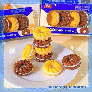 4pcs Cookies Eraser (B796)
