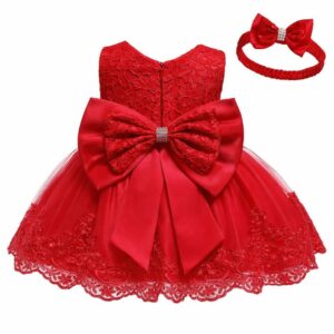 Bow Lace Princess Dress