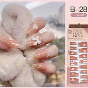 24pcs Fake Nail Set(B-28)