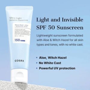 COSRX Ultra-Light Invisible Sunscreen SPF 50+ PA++++