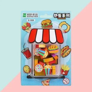 Fastfood Eraser Set