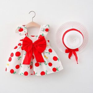 Best Summer Cotton Dress with Hat for Babies