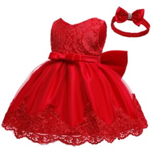 Bow Lace Princess Dress