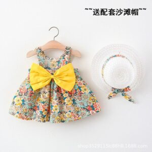 Imported Baby Dress with Hat